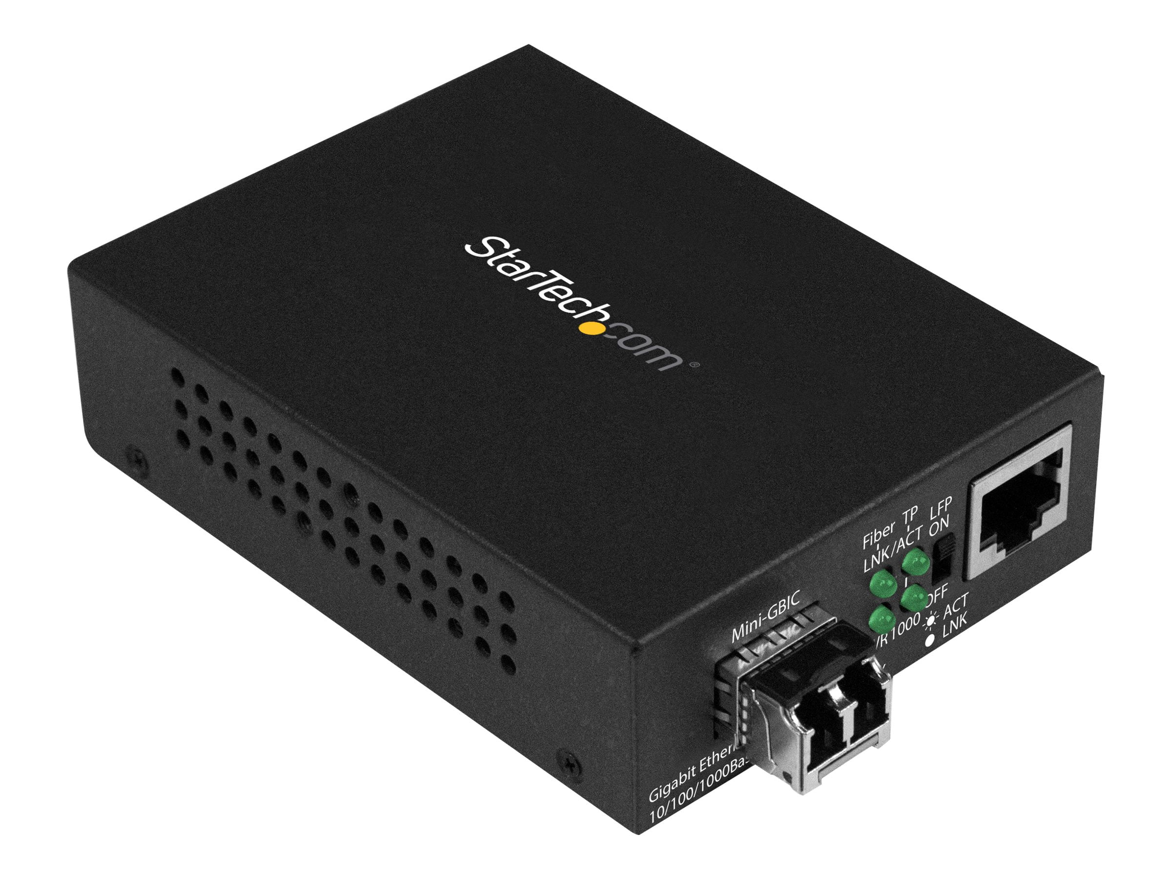 Multimode (MM) LC Fiber Media Converter for 10/100/1000
