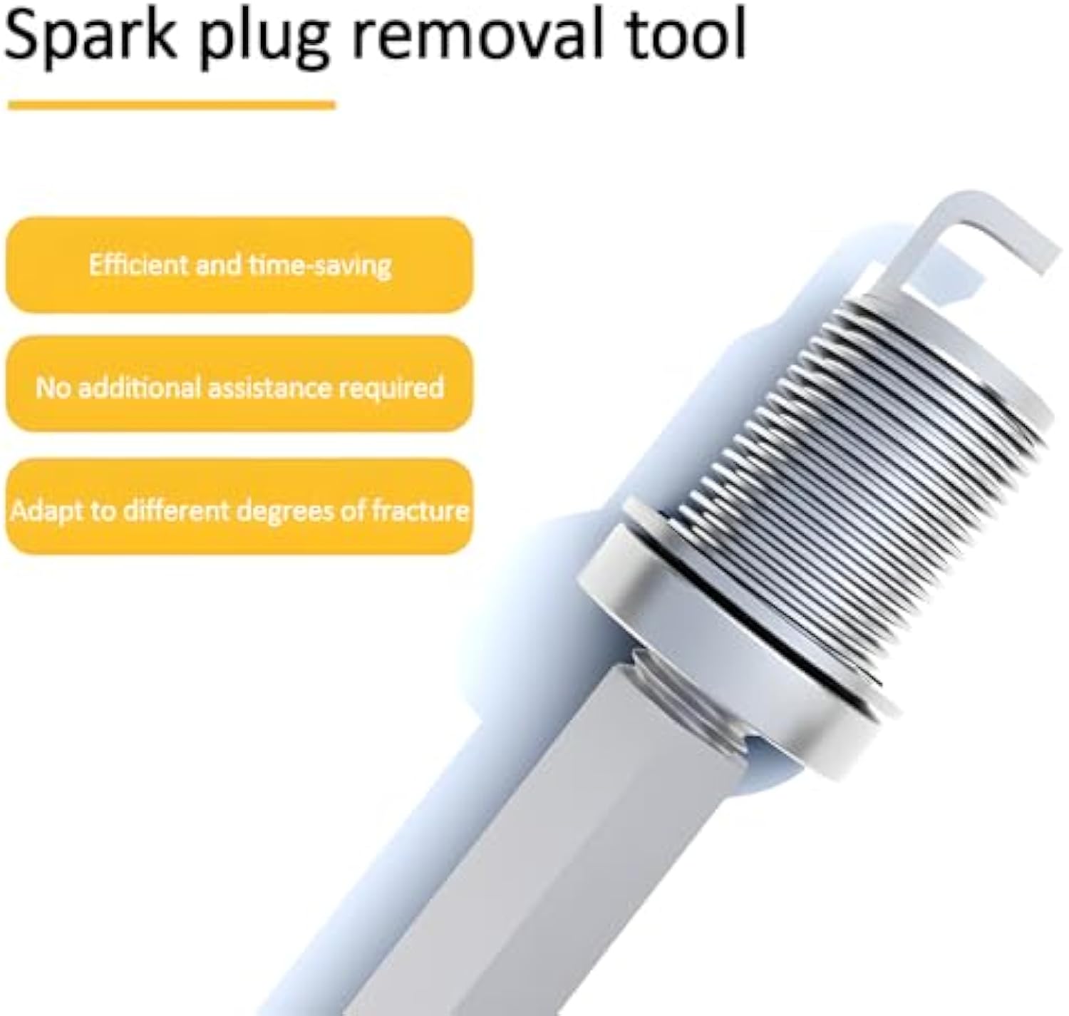 Automobile Spark Plug Removal Tool, 2025 New Spark Plugs Socket, 16mm &14mm Sparkplug Socket Set, 3/8" Drive Socket Wrench for Car Engine Repair, Compatible with Most Vehicles (5PCS)