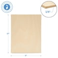 thumbnail image 3 of Baltic Birch Plywood, 6 mm 1/4 x 12 x 9 Inch Craft Wood, Box of 500 B/BB Grade Baltic Birch Sheets, Perfect for Laser, CNC Cutting and Wood Burning, by Woodpeckers, 3 of 8