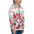 thumbnail image 5 of Kdxio Christmas Pattern Kids Boys Girls Zip Up Hoodie 3D Printed Hooded Sweatshirt Hoody Coat with Pocket 7-12 Y-Small, 5 of 6