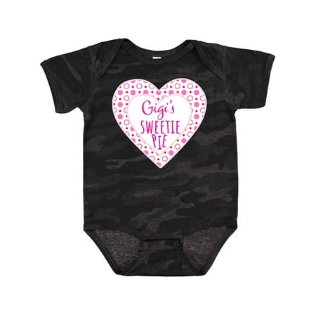 

Inktastic Gigi s Sweetie Pie with Pink Hearts Gift Baby Boy or Baby Girl Bodysuit