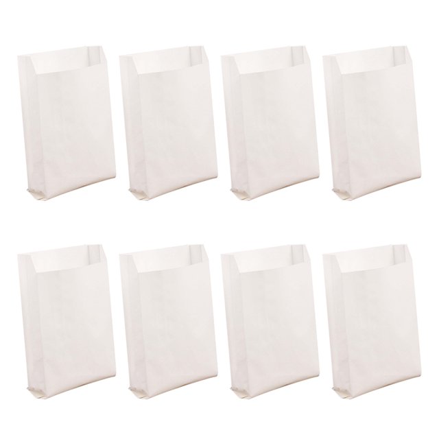 LCXmlly Cosmetic Storage Bag Disposable Baking Papers (100Pcs) Waterproof Oilproof Wide Application FoodGrade Packaging White Kraft