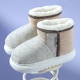 thumbnail image 3 of Zapatos de nieve con tacón de bolso de nuevo estilo para mujer, zapatos de algodón cálidos con suela gruesa y caña alta, botas de nieve para exteriores versátiles y de moda para hombres, 3 of 5