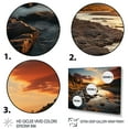 thumbnail image 3 of Designart "Pennsylvania Sunset horizon" Landscapes Floater Framed Wall Art Living Room, 3 of 7