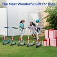 thumbnail image 5 of 200W Kid Electric Scooter for Age 6-14 with 3 Speeds(5/8/12 Mph), LED Display, Colorful Lights, Gift for Kid, Grey, 5 of 9