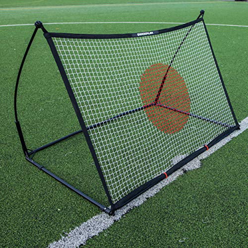 Professional Soccer Rebound Board Features Dual Texture and Adjustable Angle QUICKPLAY Replay Station