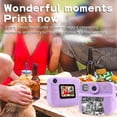 thumbnail image 5 of KDC-030D 2.0-inch Mini Children Instant Camera HD Dual Lens Digital Camera Photo Printer - Purple, 5 of 5