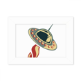 thumbnail image 1 of Universe Alien Monster UFO Photo Mount Frame Picture Art Painting Desktop 5x7 inch, 1 of 3