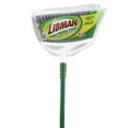 Libman Extra Large Precision Angle Broom with Dust Pan Green White