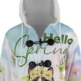thumbnail image 4 of Siamese Hello Spring Time Flower Floral Nature All Over Print 3D Hooded Duffle Toggle Coat Cat Lover Kitten Owner Gifts - 02031, 4 of 6