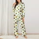 thumbnail image 2 of Balery Funny Avocado In Mexican Clothes Conjunto de Pijama con Estampado para Mujer, Conjunto de Dos Piezas con Manga Larga, Ropa de Dormir Suave con Bolsillos, Pijamas Cómodos-X-Large, 2 of 7