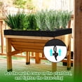 thumbnail image 6 of 2 Pcs Black Replacement Mulch Cover,Bexikou 20"x24" Planter Box Cover with Drawstring,Garden Raised Bed Cover,City Pickers Replacement Cover for Garden Planters Boxes Vegetables Flowers, 6 of 7