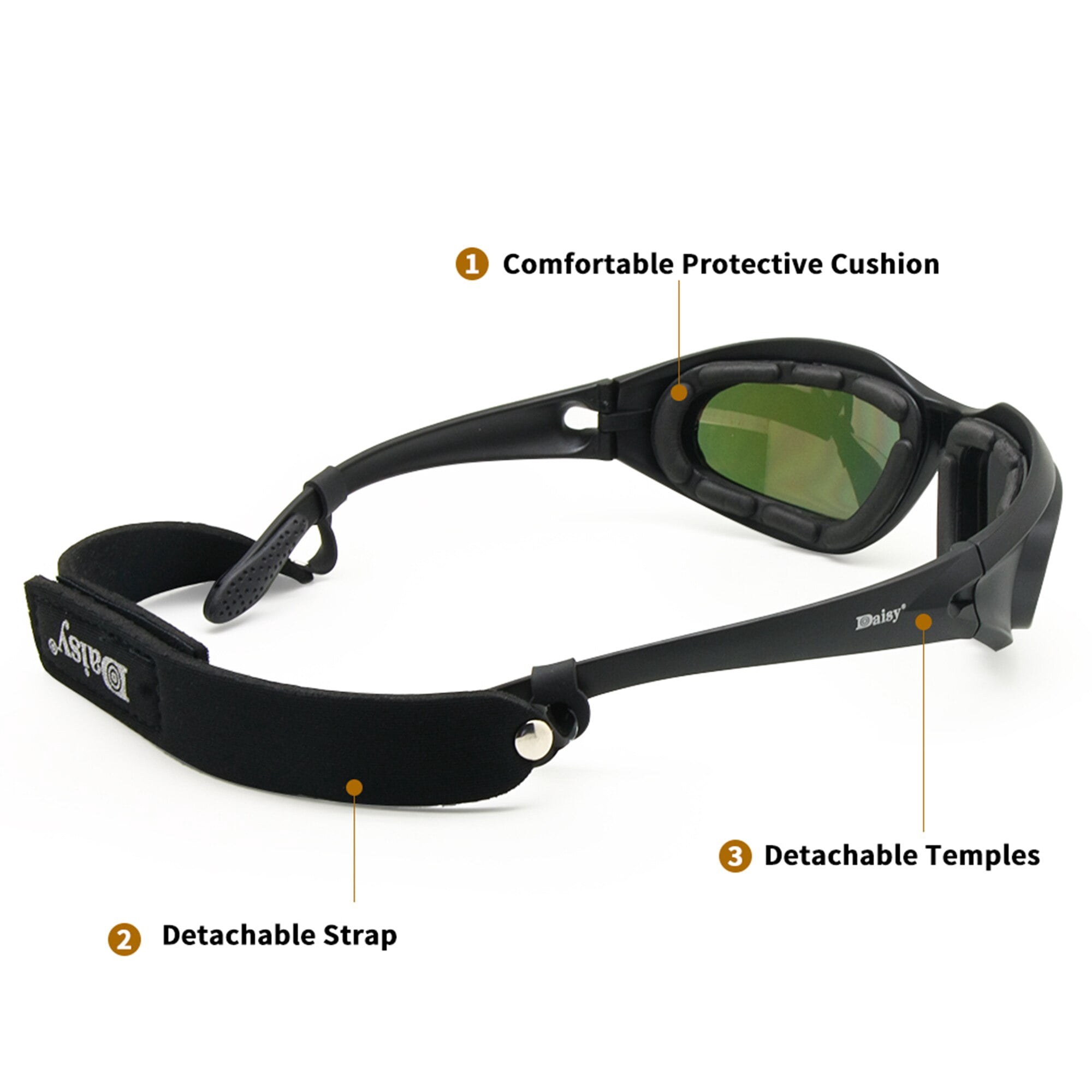 Polarized Goggles Outdoor Sports Motorcycling Glasses Game Military Sunglasses