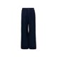 thumbnail image 1 of Pantalones deportivos informales sueltos de otoño e invierno, pantalones de pierna ancha versátiles informales negros de algodón y lino para mujer, 1 of 4