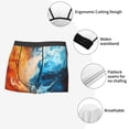 thumbnail image 3 of Gaeub Red And Blue Waves Print Men's Boxer Briefs,Super Fit Boxer Briefs for Men,Quick-Dry Underwear with 4-Way Stretch-XX-Large, 3 of 5