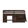 thumbnail image 4 of Max & Lily  Modern Farmhouse Low Loft Bed with Storage Drawer, Solid Wood Bed for Kids, 4 of 13