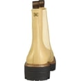 thumbnail image 3 of Sam Edelman Laguna Sesame Leather Chelsea Moto Round Toe Pull On Ankle Wide Boot (Sesame, 6), 3 of 8