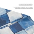 thumbnail image 3 of Yayeee Garden Flag 28" x 40" Double Sided Outdoor Yard Lawn Holiday Decorations, Blue and Gray Plaid Pattern, 3 of 6