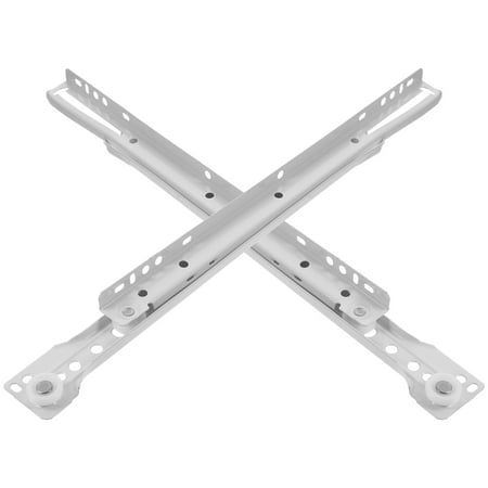 OFFIGAM 2 Sets White Nylon Drawer Extension Keyboard Slide Rails for Desk and Cabinet Accessories