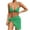 Green, variant on Womens Bathing Suits Xunlbb Women's Solid Swimwear Sling Three-piece Sets Split Swimsuit Set Swim Top with Shorts