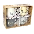 thumbnail image 3 of Marcelle, 4 Pc 17oz Ceramic Multi-Color Barrel Shape Coffee Mug Set, 3 of 4