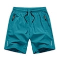 thumbnail image 3 of ITSAME Boys Athletic Shorts Elastic Waist with Pockets Quick-Dry Kids Sport Training Shorts 3-Pack Khaki Size 3-4, 3 of 5