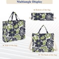 thumbnail image 6 of FORMRS Womens Corduroy Tote Bag Crossbody Shoulder Handbag with Pocket, Retro Floral Pattern, 6 of 7