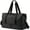 Black, variant on PlasMaller Gym Bag Sports Travel Duffel Bag Weekender Overnight Bag with Shoes Compartment for Travel, Gym, Yoga, School (Grey)