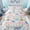 White Blue, variant on Erosebridal Brown Chocolate Twin Comforter Sets for Kids, Cartoon Dessert Bedding Set, 2-Piece