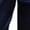 (New19)Navy, variant on Men's Lightweight Summer Pajamas Loungewear Casual Loose Fit Home Sleepwear Ice Silk Long Sleeved Button Pocket Lapel Sleepwear Set