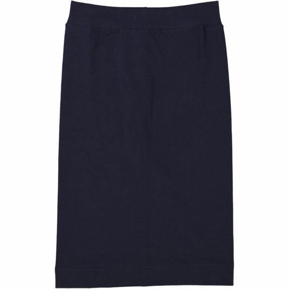 Stretch Pencil Skirt For Women By Kiki Riki - Knee Inch Length Pencil Skirt With Elastic Waist- Comfortable Fit Pencil Skirt - High Waist Pencil Skirt For Work, Office, Business, Church navy x large