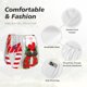 thumbnail image 4 of Balery Christmas Gnome With Love Pantalones cortos deportivos para mujer con forro y dos bolsillos, elásticos, para entrenamiento, gimnasio, yoga-Medium, 4 of 7