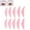 Pink, variant on Yajisi 5 Pairs Silicone Eyelash Perming Shield Pads Reusable Lash Lift Makeup Tool Set, Pink (1.9 inches / 4.8 cm)