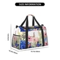 thumbnail image 3 of Disketp Butterfly And Flowers Bolsa de Viaje Tipo Duffle, Bolso de Mano para Fin de Semana para Mujer, Bolsa de Gimnasio Ligera para Hombre, Esencial para Viajes, 3 of 7