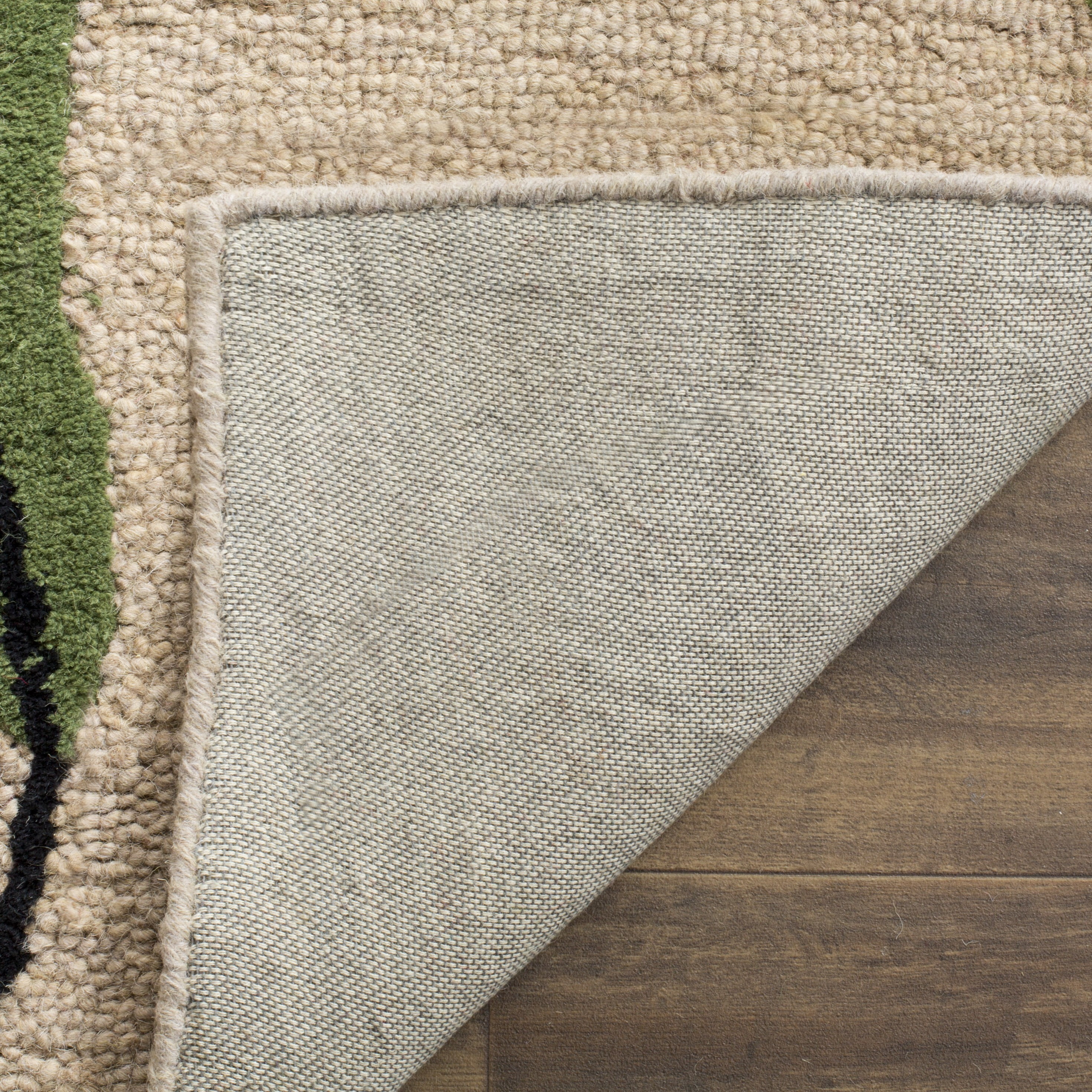 SAFAVIEH Blossom Maria Floral Wool Area Rug, Beige/Multi, 8' x 8' Round