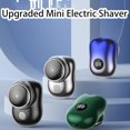thumbnail image 4 of Lureza Rasoir - Lureza Mini Rasoirs, Rasoirs Électriques Portables de Poche pour Hommes, Lureza Mini Rasoir Électrique Portable pour Hommes, Rechargeable USB, pour Voyage Bureau Voyage d'Affaires (Vert), 4 of 8