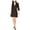 Black - slate, variant on French Connection Womens Verona Edith Wrap Dress, Black, 12