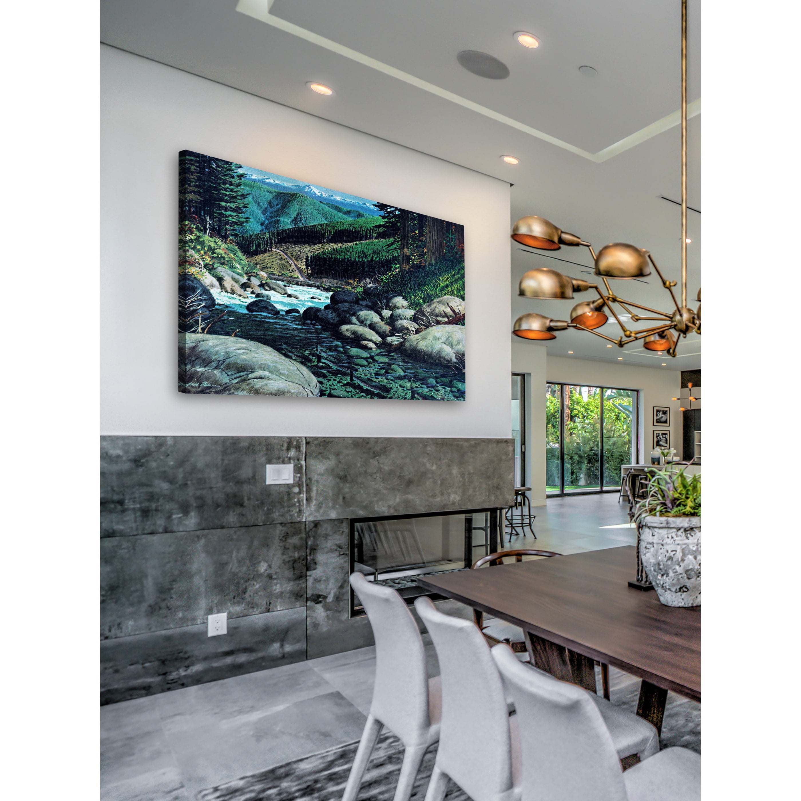 Marmont Hill "Steelhead" Painting Print on Wrapped Canvas