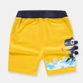 thumbnail image 2 of Mercatoo Kids Boys Jogger Shorts Toddler Baby Cartoon Dinosaur Embroider Short Girls Summer Cotton Casual Shorts, 2 of 7