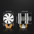 thumbnail image 5 of Compatible CPU Air Coolers Double Tower 6 Heat Pipes PWM Fan Low Noise Design, 5 of 8