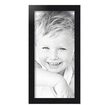 ArtToFrames 9x19 inch Black Steel Picture Frame, Black MDF Poster Frame (4639)
