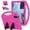 Rose, variant on ChicShell for Onn 12.1 lnch Tablet Pro Case 2024 (100146663), kids Case for Onn 12.1 Inch Pro Tablet 2024, Shockproof Protective Cover with Handle Stand for Onn 12.1 Tablet Pro Case, Rose