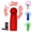 5-PCS, variant on LED flashing indicator fan, handheld mini fan, customizable text-programmed fan, flashing text fan, advertising company promotional gift, colorful light dazzlingly glowing fan,1-PCS
