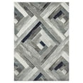 thumbnail image 5 of Luxe Weavers Modern Farmhouse Geometric Gray 2x3 Area Rug, Rustic Wood Carpet, 5 of 9
