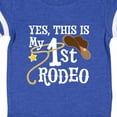 thumbnail image 4 of Inktastic Yes, This is My 1st Rodeo Cowboy Hat and Lasso Boys or Girls Baby Bodysuit, 4 of 5