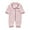 Pink, variant on FUNDUFI Baby Girls Romper Short Sleeve Casual Solid Color Pajamas Romper Soft Loose Fit Summer Pjs Jumpsuit for Girl 0-3 Months