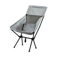 thumbnail image 1 of Fiudx Silla Plegable Moon, Diseño Portátil y Ligero, Respaldo Cómodo, Capacidad de Peso de 113 Kg, Fácil de Instalar, Ideal para Acampar Al Aire Libre, Pescar, Barbacoas y Senderismo. Tamaño: 46 X 13, 1 of 2