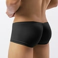 thumbnail image 4 of Sngxgn Breathable Men's Underwear Comfortsoft Boxer Briefs(Black,M), 4 of 5