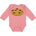 thumbnail image 3 of Inktastic Chocolate Chip Cookie Boys or Girls Long Sleeve Baby Bodysuit, 3 of 5