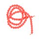 thumbnail image 1 of Una Hebra de Naranja Naturales de 15 Pulgadas para Joyas Sueltas Accesorios de Bricolaje Hechos 5mm Fernando Cuentas de Coral, 1 of 5